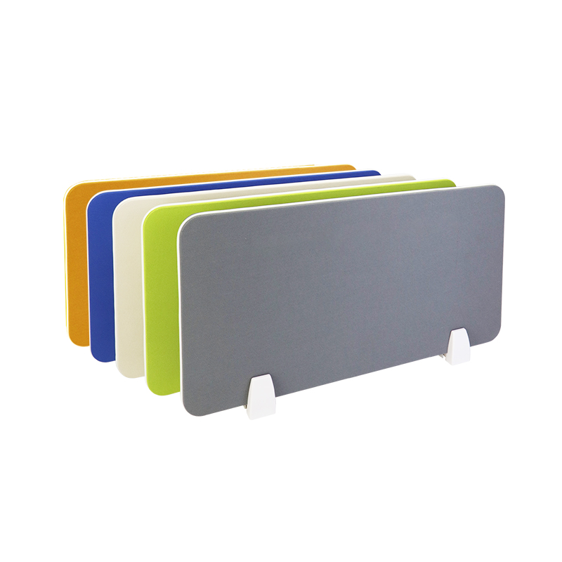 工位隔板办公桌分隔板电脑桌面定制网格吸音木板包布屏风挡板隔断