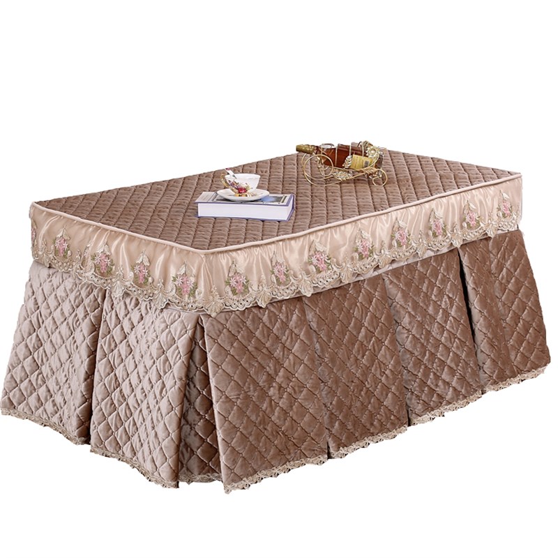 加厚电炉罩长方形烤火罩茶几桌布新款防尘电暖炉取暖桌罩电烤炉罩