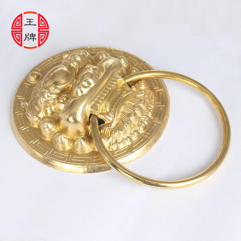 兽头门环拉手古铜狮子头拉手仿古大门拉手门环虎头中式仿古拉手环