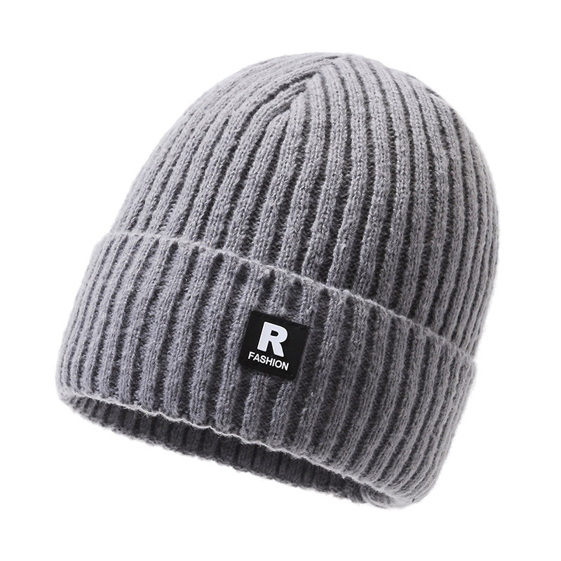 冬季加绒加厚保暖针织帽