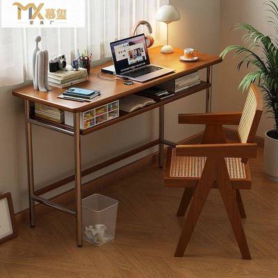 电脑桌简约现代台式办公桌家用书桌学习桌学生卧室写字桌子工作台