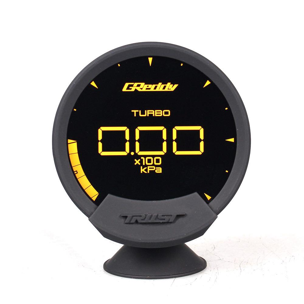 greddi天狼星sirius汽车改装仪表多功能OBD2液晶显示器水温涡轮表图片