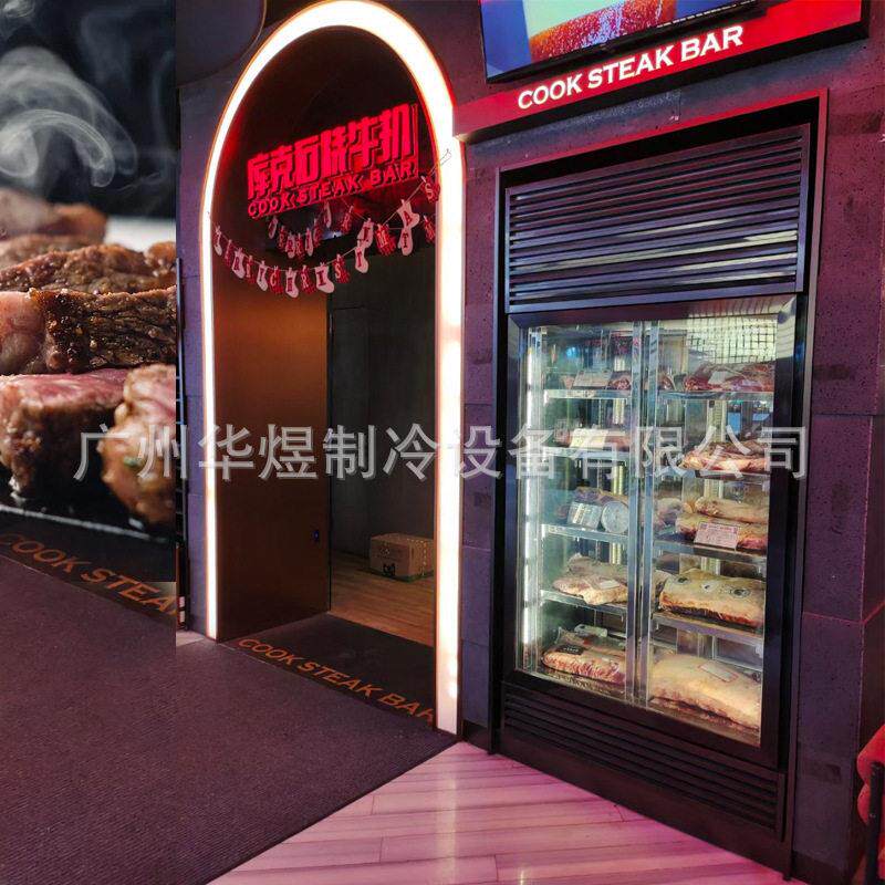 双门双通牛肉柜湿式排酸熟成牛排柜DRYAGING和牛熟成柜生产基地