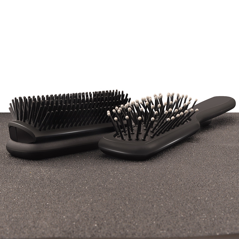 禇铁匠发廊排骨梳男士大背头造型内扣梳按摩梳九排梳滚梳卷发梳子