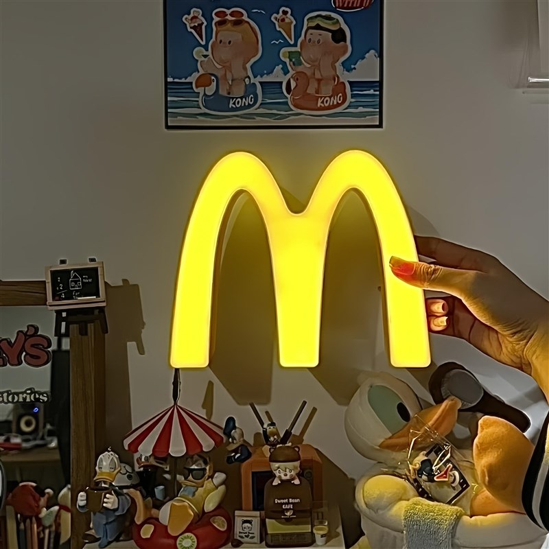 麦门永存小夜灯可爱卡通氛围灯卧室桌面搞怪伴睡睡眠灯摆件装饰灯