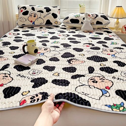 2024新款A类乳胶凉席可机洗夏季冰丝席子夏天学生宿舍单人三件套