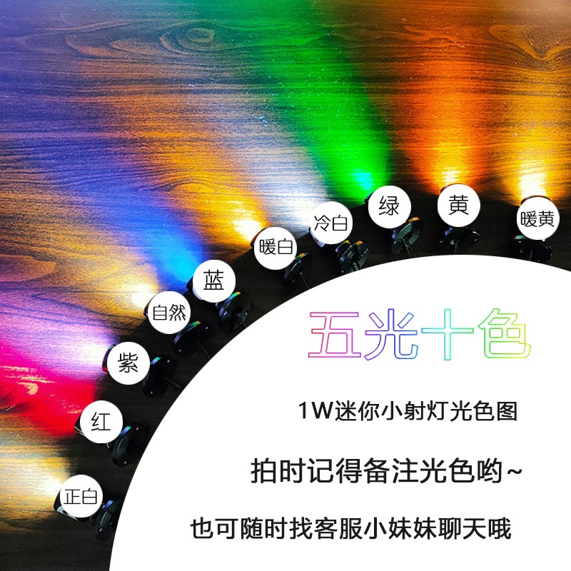 【1W开孔】迷你小射灯 展柜灯led猫眼灯小筒灯嵌入式孔灯牛眼灯