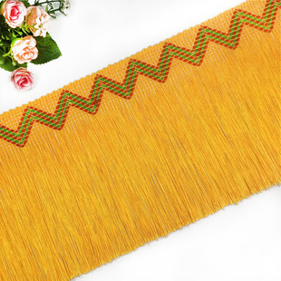 饰花边龙须穗子辅料桌旗工艺品边穗 10cm16cm民族风彩色流苏货车装