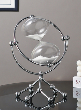 现代创意沙漏摆件计时器家居客厅玄关电视柜书房办公室桌面装饰品