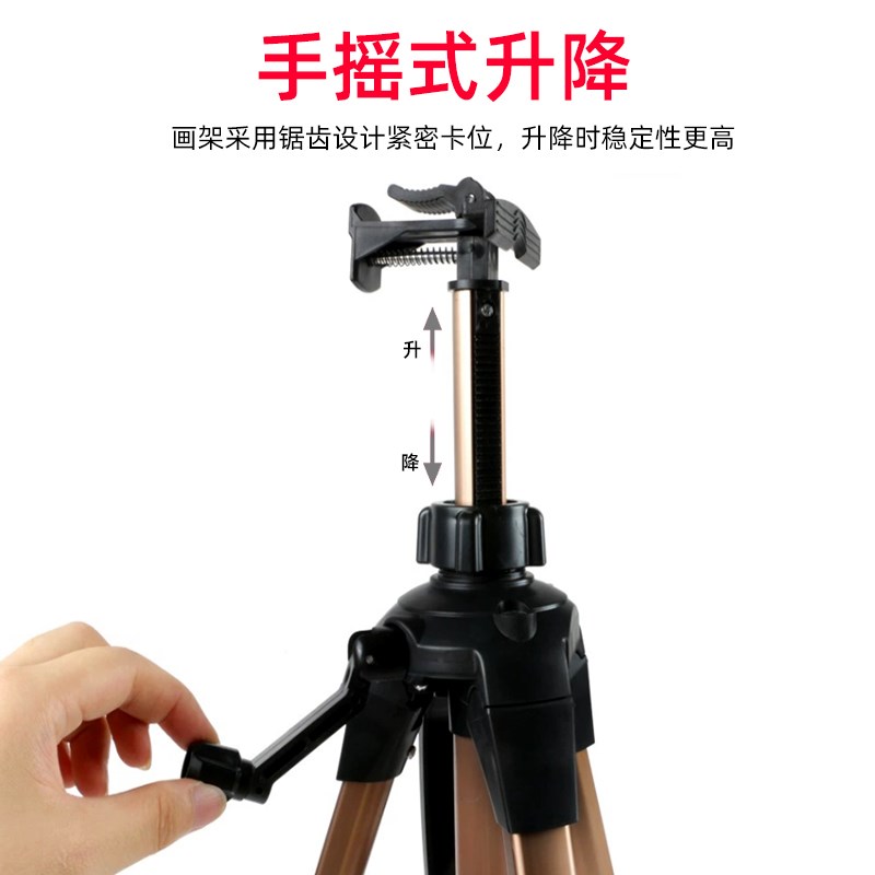 铝合金画架便携手提素描k画板工具装手摇可伸缩折叠多功能艺考写