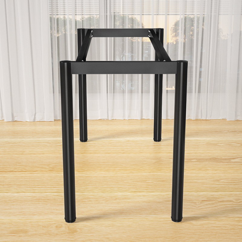 定制餐桌腿桌架吧台桌脚支架办公桌金属铁艺桌架烤漆铁架子桌子腿