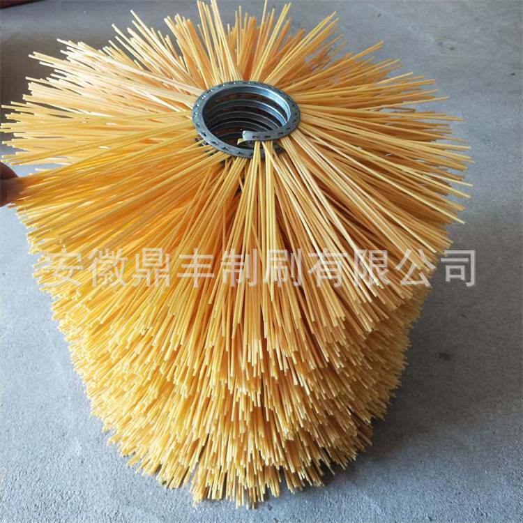 尼龙丝钢丝混合扫雪毛刷 护栏环卫清扫刷 塑料丝扫路毛刷按需定