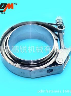 34不锈XMP钢.0英寸子0母法兰沟V型4槽卡箍
