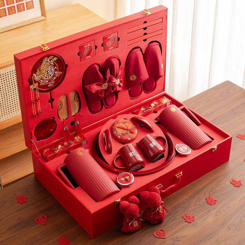 女方陪套装结用品嫁大全婚礼喜高档ELV物品婚全套婚庆嫁妆盆一整,节庆用品/礼品,陪嫁用品套装,淘宝优惠券,粉丝福利购,淘宝优惠卷