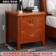 中式 带锁实木床头柜用卧边室简家储物柜约165现代床收纳床边柜安