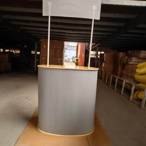 PP销台展架853折叠n塑台料货促架超市试台宣吃传广告桌促销带棚展
