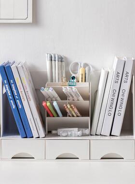 B1N架W8F面书立插片款笔学生桌面整理办公筒收纳桌插片多功能965