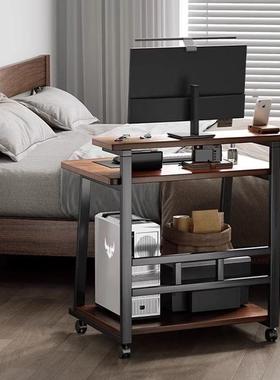 台式家电脑移桌可动卧室床边桌小户型笔记本工作LHD台用学习书写