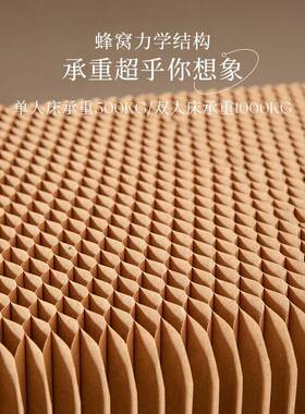 IL折叠床午户休床办公室多功能伸缩风琴纸隐OTH形小家床用型单