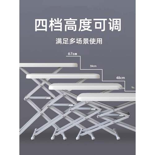 桌儿童F96JHS6T户外简易办公家用方折叠桌小书桌便携式小户吃型餐