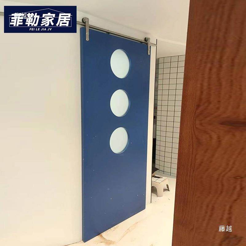 门美式谷仓门吊轨34不锈钢木推金拉门移门配件吊轮滑轮0五95032垒德株