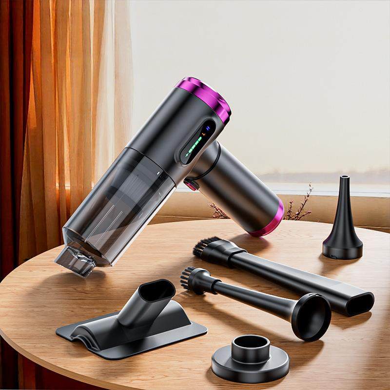 跨境新款吸尘小型大吸力家用车用无用线尘迷你吸器汽车器547家吹