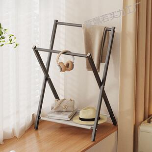 飘落衣架地窗台衣挂架可折叠卧室窗隔夜衣服收纳架挂裤架管飘若#9