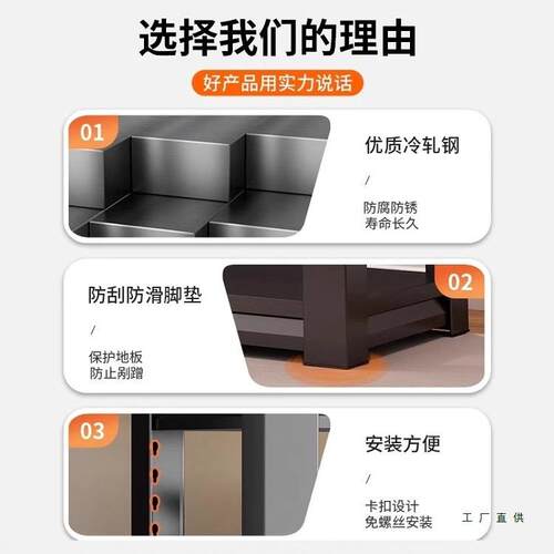 货仓储置架F988998S物架多层落仓库阳地台储物架杂物间地下室钢制