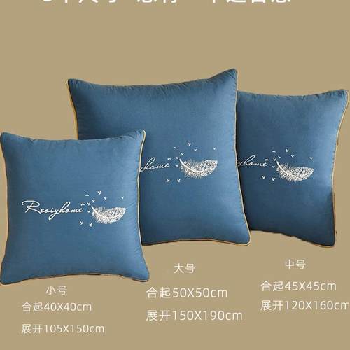 汽车抱枕被子两毯用办室午毯车用抱公枕子二合一车载FS756986枕睡