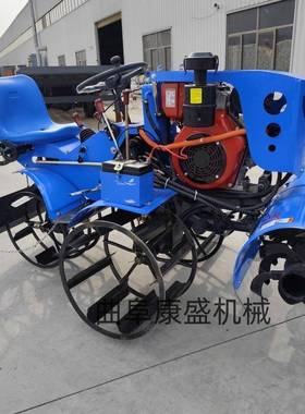 方向田盘六驱耙田耕田机前旋水拖拉小机SZR四轮