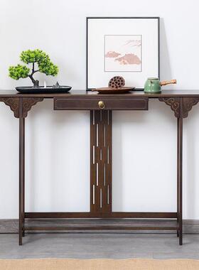 供台佛台家用香案佛柜神位中式玄关实木爷柜神柜供台条案桌柜YSI