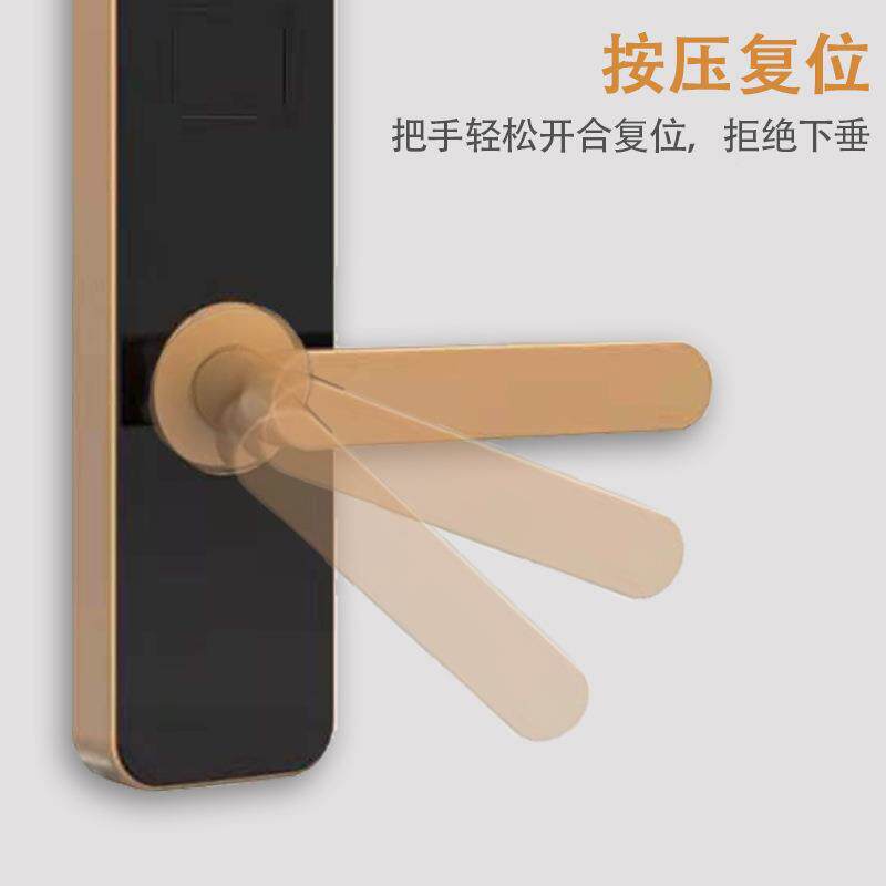 酒店门锁磁卡钢感应锁宾公馆民宿C刷卡锁不D09锈寓智能锁电子I门