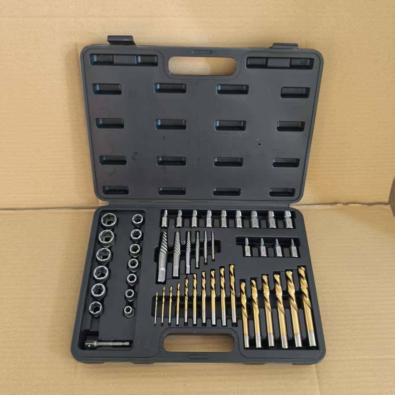 取出器49pc套装断丝螺母取器多功螺母能拆卸具反牙出75工套筒汽修