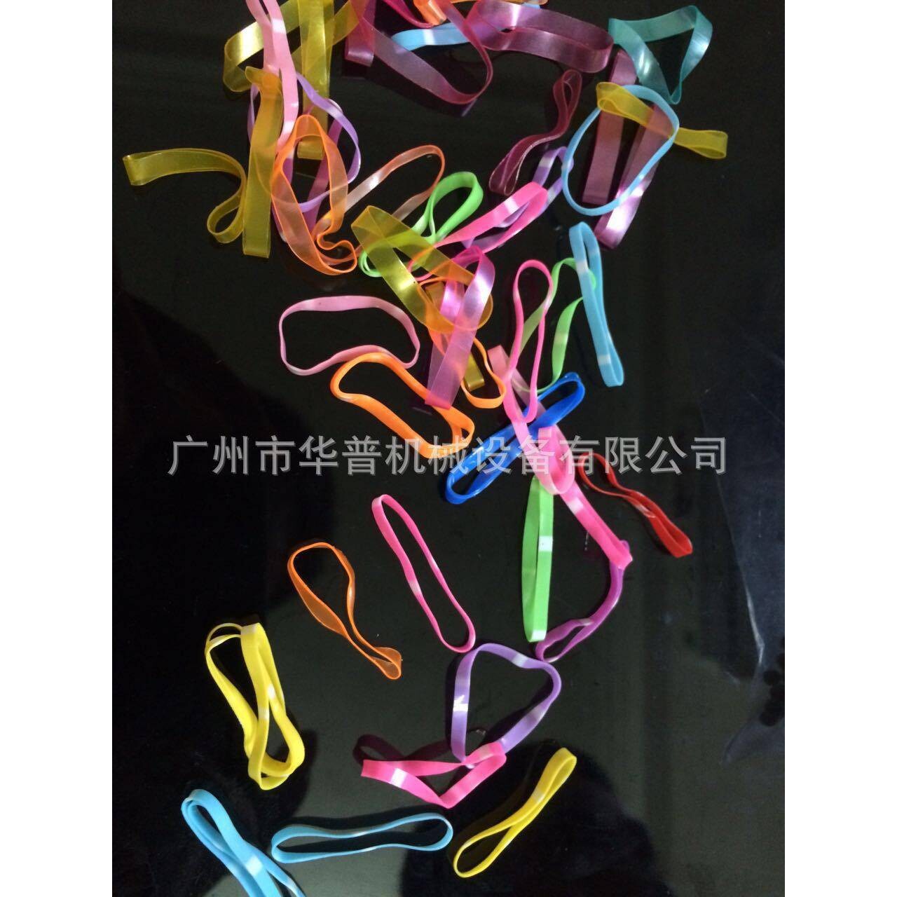 双色TPU橡皮筋挤出机 双色TPU儿童头绳生产设备 TPU发圈生产线