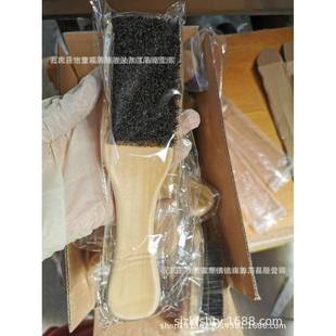 竹子柄鬃猪子刷中硬弹性猪鬃金刚核桃清理刷黑5排7排子毛