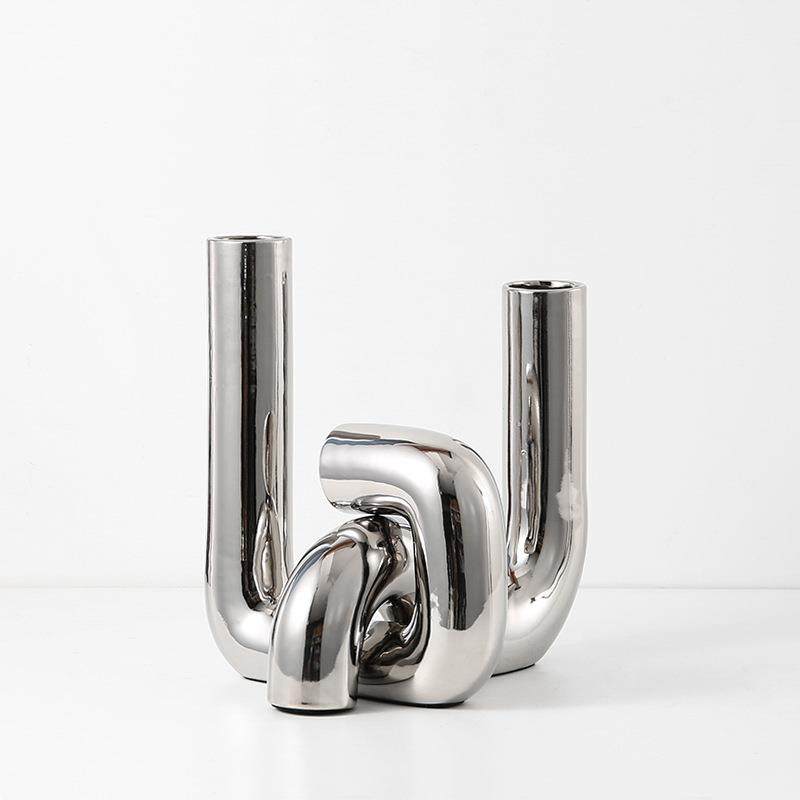 轻奢现代弯管组合造型陶瓷创意摆件客厅电视柜茶几桌面装饰品摆设,电子元器件市场,其它元器件,淘宝优惠券,粉丝福利购,淘宝优惠卷