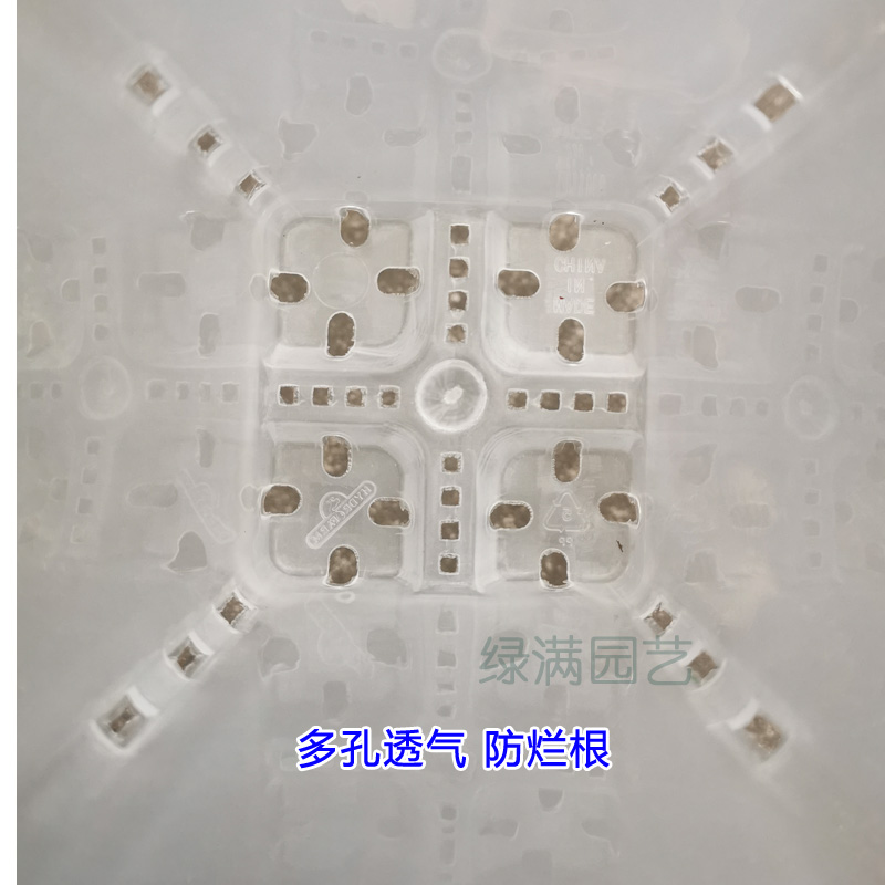 加厚透气控根方盆热植蔓绿绒萨利安海芋塑料花盆秋海棠彩叶芋专用