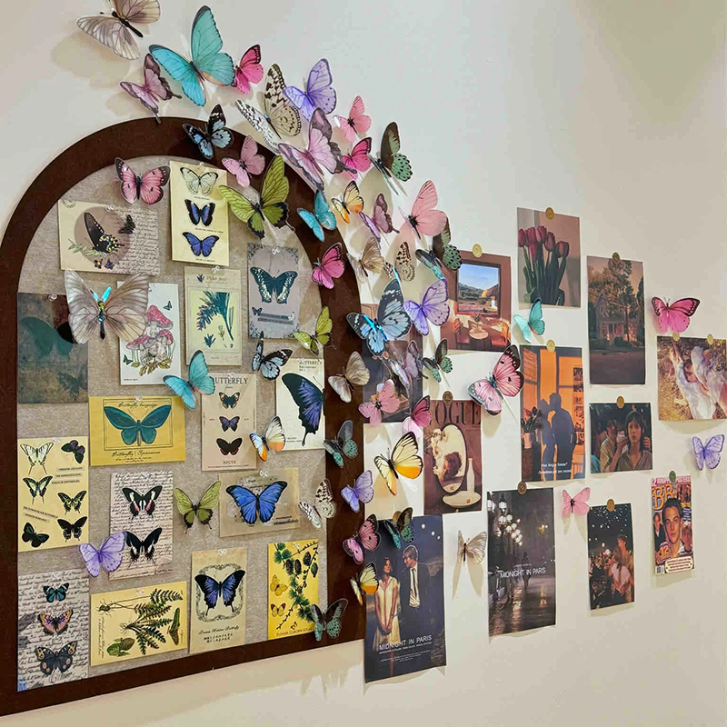 定制毛毡板照片墙教室展示墙背景板软木板宿舍留言板装饰创意墙面