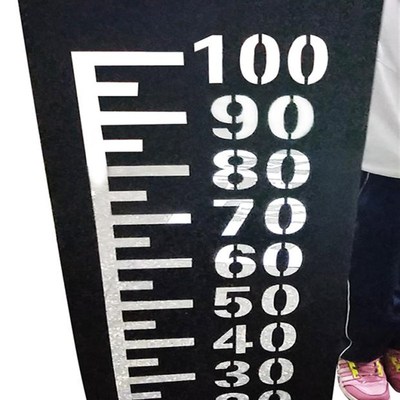 定做镂空喷漆模板涉水线尺寸刻度标识记身高位划笔漏字印涂绘画描