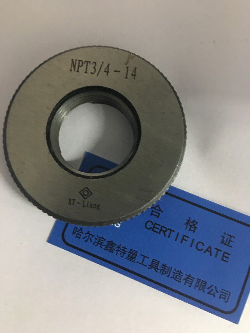 高精度 锥管螺纹环规 塞规 环规 60度 NPT1/16 1/8 3/8 3/4 1寸