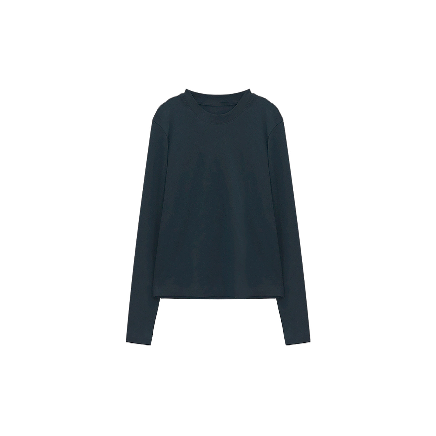 【二米粉丝专享】高支精梳棉柔软亲肤细腻圆领长袖T恤1TDM37860