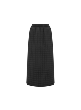 【巴依粉丝专享】休闲百搭简约百搭肌理格半身裙34K111183