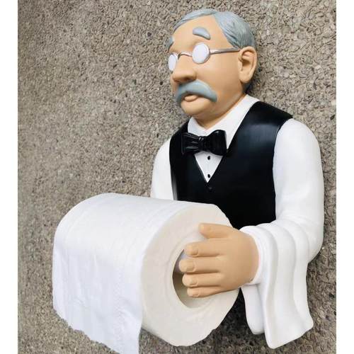 钢铁盒侠卫生间纸巾盒厕所卷厕纸筒VZB挂架创意置纸物架抽纸免打