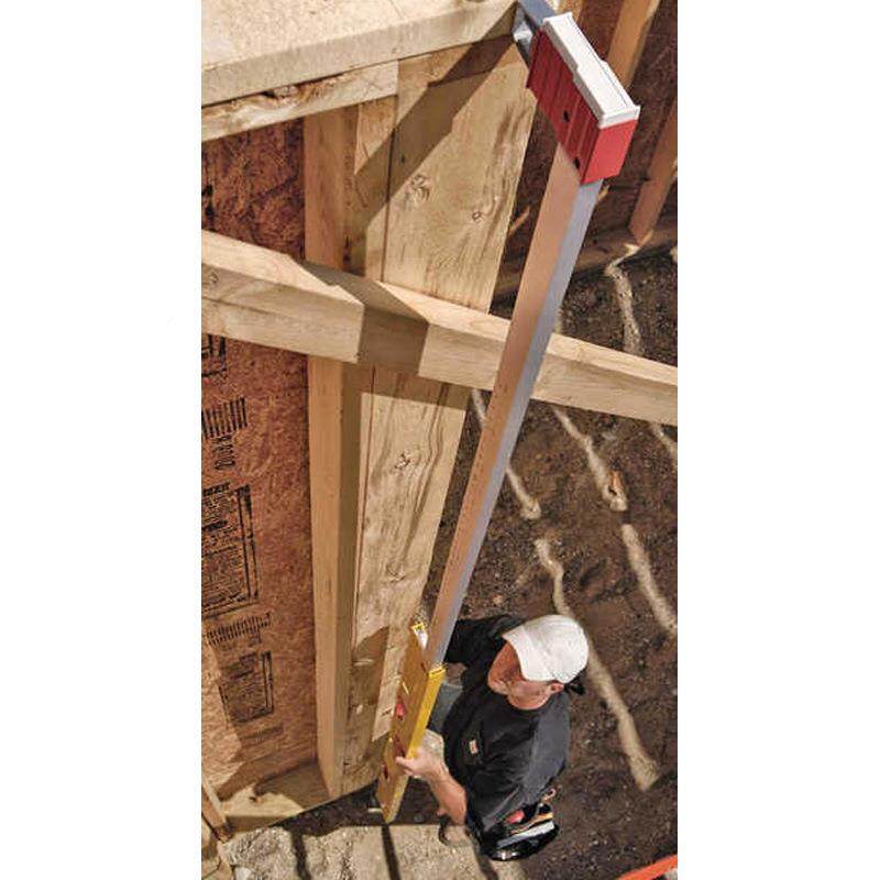 西0德宝伸缩式水平仪16T型VBG长水平尺矩形超量铝型材工程测靠尺