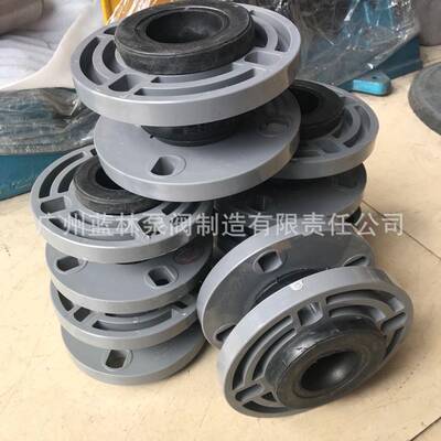 PVC法兰橡胶软接头可曲橡酸挠橡胶接头胶软连接E80371PDM橡胶耐碱