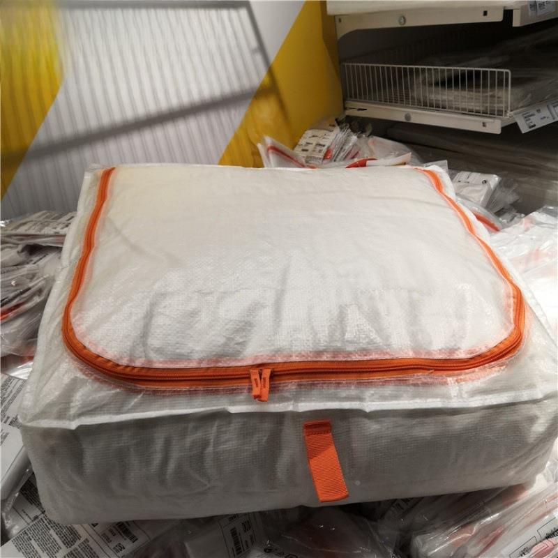 床底收纳箱平家用防潮衣扁明服床下纳袋棉被收储物无品牌/箱衣物