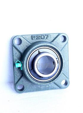 源工无品牌/厂外球面方形四孔带头座轴承UC2F17CF218UUCF219UCF22