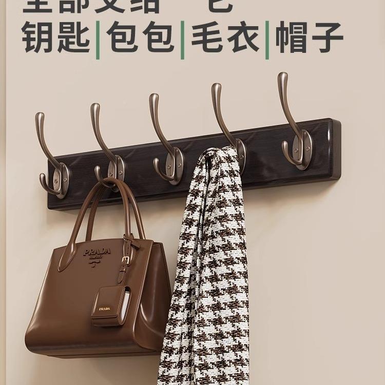 德国挂架壁免打孔墙壁衣服挂钩入衣户玄关门后F98T855H衣进门挂口