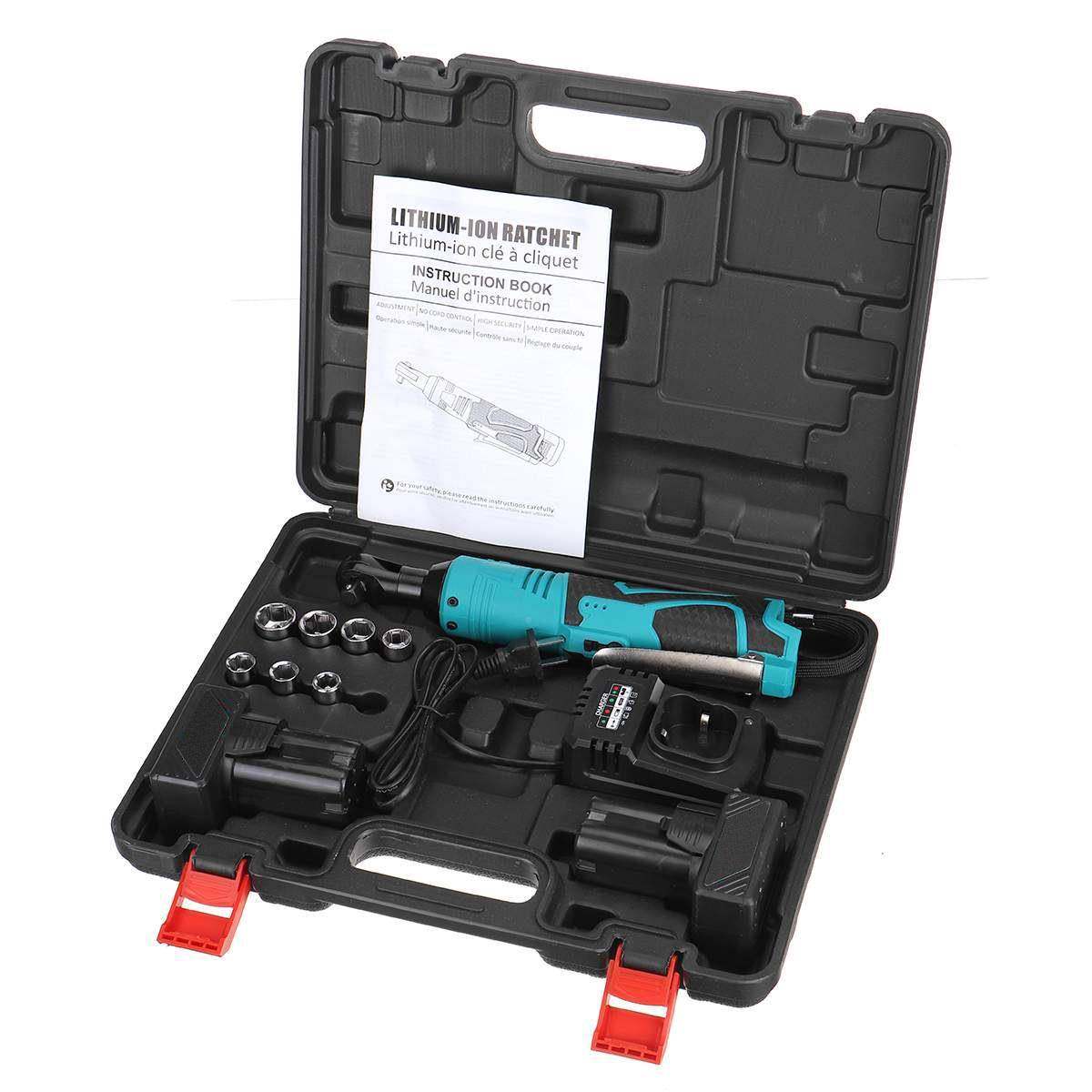 12V工棘轮WAU手扳V90度角向电动扳手18大功率充电扳手21V舞台桁架