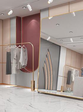 移动舞蹈镜子轮子可刹车家用镜TSY全身练落地镜舞蹈室功带房排M&